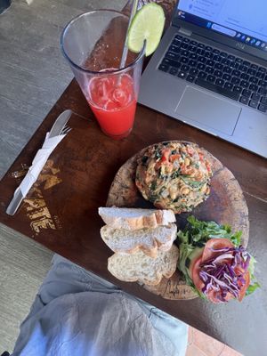 Vegan omelette   at Lodeli - Maybe closed in Mazunte