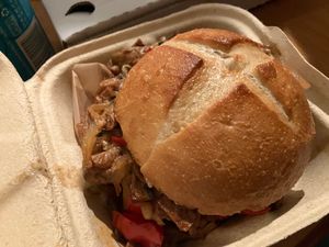 Far East Philly at Cozy Plum Bistro  in Sebastopol