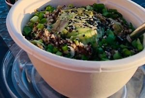 Taco ensalada at Cozy Plum Bistro  in Sebastopol