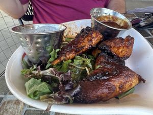 Drumsticks! So good!   at Cozy Plum Bistro  in Sebastopol