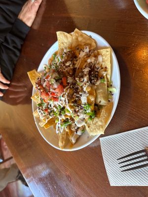 Half order of nachos  at Cozy Plum Bistro  in Sebastopol
