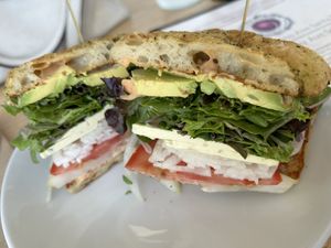 Look at the cheese 😋  at Cozy Plum Bistro  in Sebastopol