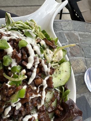 Maple mushroom bowl  at Cozy Plum Bistro  in Sebastopol