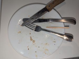 Good till the last bite. 😋 at Cozy Plum Bistro  in Sebastopol