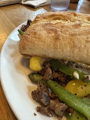 Philly cheese  at Cozy Plum Bistro  in Sebastopol