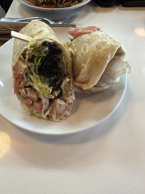 Tender wrap  at Cozy Plum Bistro  in Sebastopol