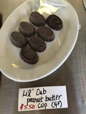 peanut butter cups  at Cozy Plum Bistro  in Sebastopol
