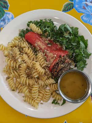 Bullhorn Lentil Dish at North Main Kitchen in Eureka Springs