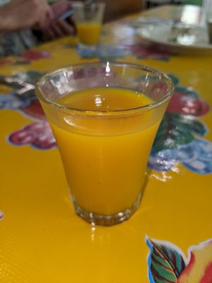 Ginger Turmeric Shot-Local favorite! at North Main Kitchen in Eureka Springs