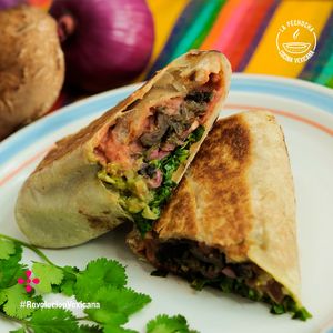 Burrito sabanero at La Pechocha in Culiacan