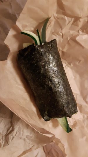 Sushi roll at Love Art Sushi in Boston