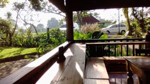 view from store at Hare Krisna in Denpasar