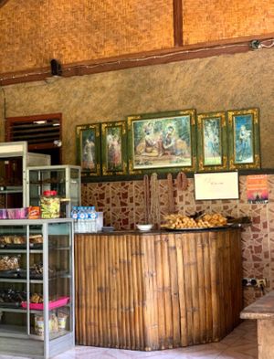 store interior  at Hare Krisna in Denpasar