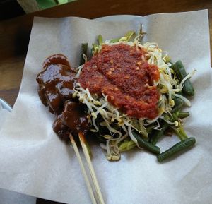 main dish at Hare Krisna in Denpasar