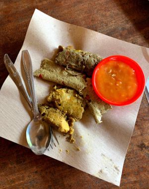 otah at Hare Krisna in Denpasar