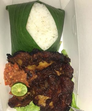 vegan ayam bakar hotao at Hotao Kitchen in Denpasar