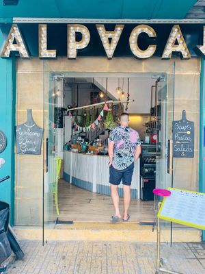 Front of cafe  at Alpaca Homestyle Cafe in Nha Trang