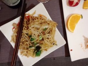 The noodles with legumes at Bonjour Vietnam in Pau