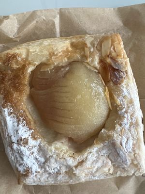 Pear pastry  at The Muddy Puddle in North London