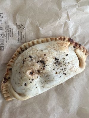 Empanada - sweetcorn with creamy/cheesy sauce   at The Muddy Puddle in North London