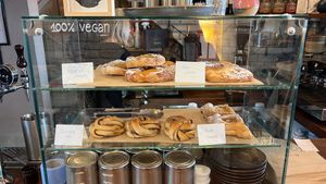 Pastries  at The Muddy Puddle in North London