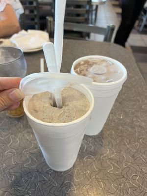 Non-dairy (soy) shake with Oreo add-in  at The Purple Cow in Hot Springs