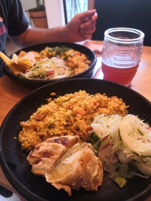 Main dish lunch menu at Madreselva in Bogota