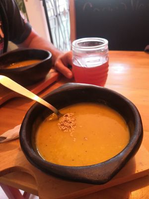 Starter lunch menu at Madreselva in Bogota