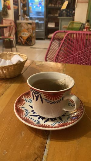 Cup of tea at Madreselva in Bogota