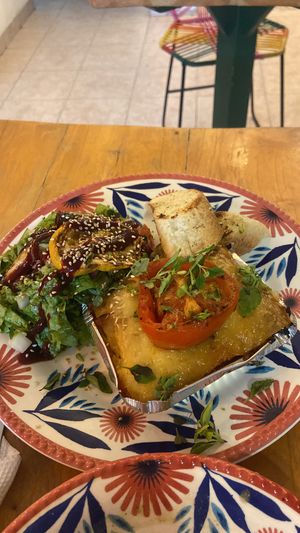 Plato del día   at Madreselva in Bogota