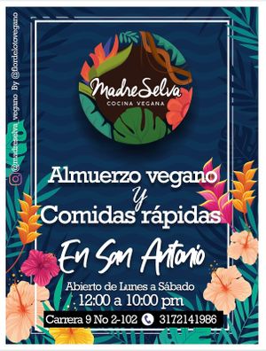 Vegan lunch and healthy tasty fast food!  at Madreselva in Bogota