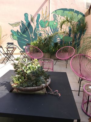Patio / outdoor seating  at Matcha Point in Buenos Aires