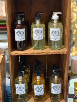 Liquid Soap (in glass bottles) at Gridley's Creatve Bath and Body in Lindsay