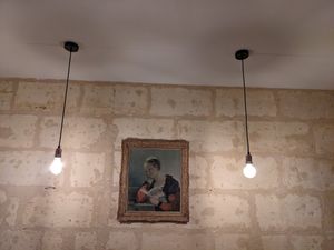 This lovely painting at Dis Leur in Bordeaux