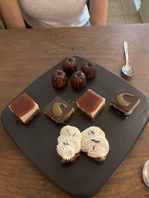 Dessert plate   at Dis Leur in Bordeaux