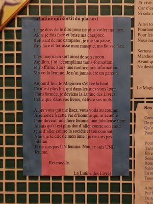 Queer-friendly (in the bathroom) at Dis Leur in Bordeaux