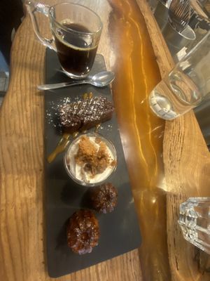 Grand cafe - deserts were small but delicious   at Dis Leur in Bordeaux