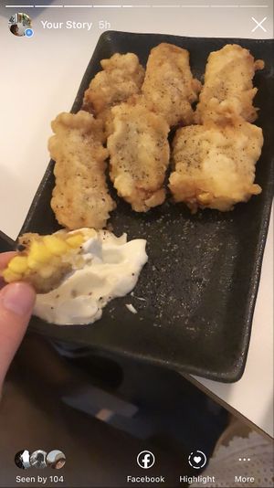 Corn entree at Lonely Mouth in Newtown