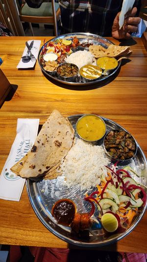Mini thali with roti at Namaskar in Seminyak