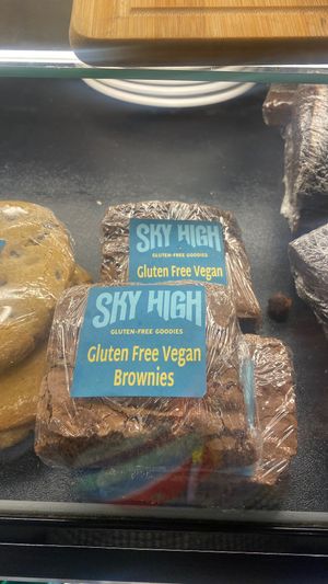 Vegan brownies at Cowboy Coffee in Jackson