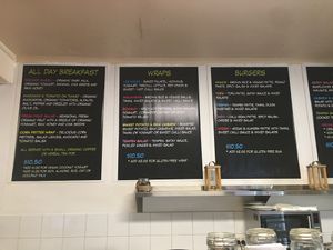 Menu - food at Natural Tucker Cafe and Health Foods in Cooks Hill