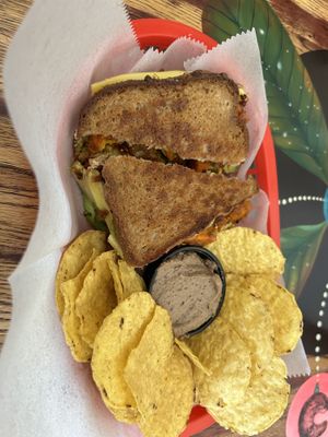 Jalapeño chick’n  at Annie O Loves in Charleston