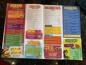 Interesting menu  at Shree Krishna Vada Pav in Shirley
