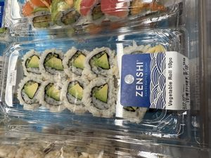 Vegan sushi  at Mollie Stone's Markets in Larkspur