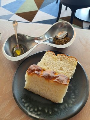 Olive bread ~ 8/3/21 at Artemis in Central Singapore