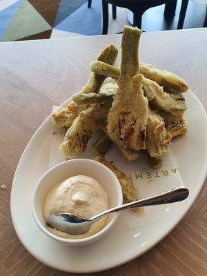 Cripsy fried Artichoke ~ 8/3/21 at Artemis in Central Singapore