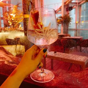 Aviation gin with oranger peel and strawberry -vegan friendly at Artemis in Central Singapore