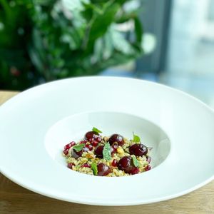 Freekeh salad at Artemis in Central Singapore