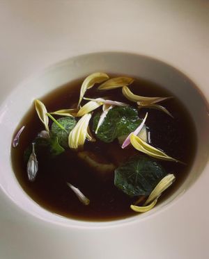 Mushroom Consumé  at Artemis in Central Singapore