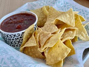 Chips and salsa  at Tacotarian - Downtown LV in Las Vegas